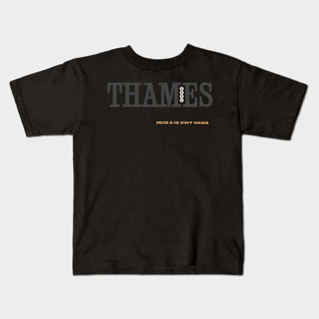 FORD THAMES - advert Kids T-Shirt by Throwback Motors